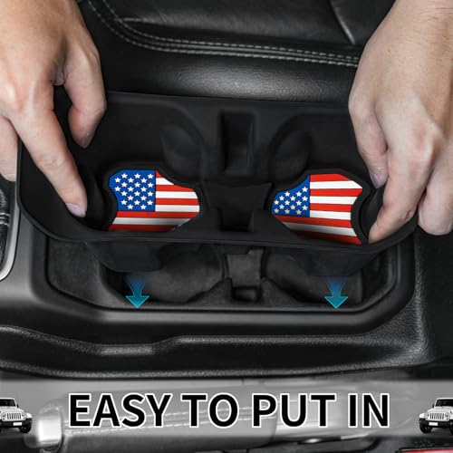 Portavasos para Jeep Wrangler JL Gladiator JT 2018-2025 miniatura 4