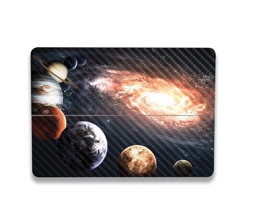Image of MightySkins Carbon Fiber Skin Compatible With Microsoft Surface Laptop Studio 2 (2023) Full Wrap Kit - Solar Galaxy | Protective, Durable Textured Carbon Fiber Finish | Easy To Apply | Made in the USA