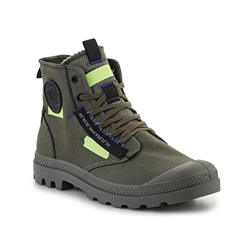 PALLADIUM - Pampa HI Recraft - 77220309M - Color: Olive - Size: 4.5