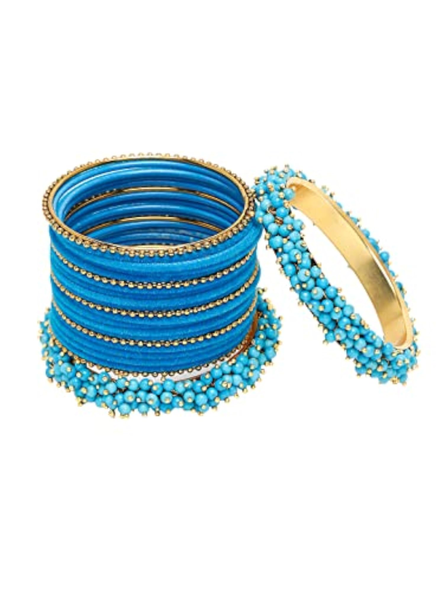Plated Set of 23 Stylish Traditional Bangles