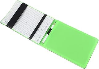 ABOOFAN 4pcs Golf Score Book Leather Baseballs Professional Notebook Outdoor Stuff Softball Scorebook Leather Scorecard Book Score Record Portable Scorebook Score Keeping Book Simple Clip