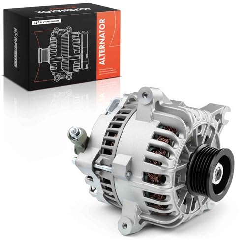 Image of A-Premium Alternator Compatible with Ford F-150 2004-2008, Expedition 2005-2006 & Lincoln Navigator 05-06, Mark LT 06-08, 4.6L 5.4L, 12V 110A CW 6-Groove Pulley, Replace# 4L3U-10300-BA, 5L7T-10300-CB