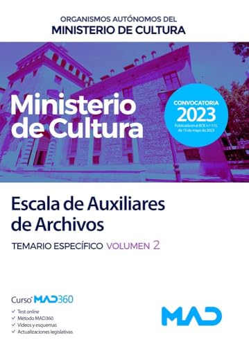 Escala de Auxiliares de Archivos. Organismos Autónomos del Ministerio