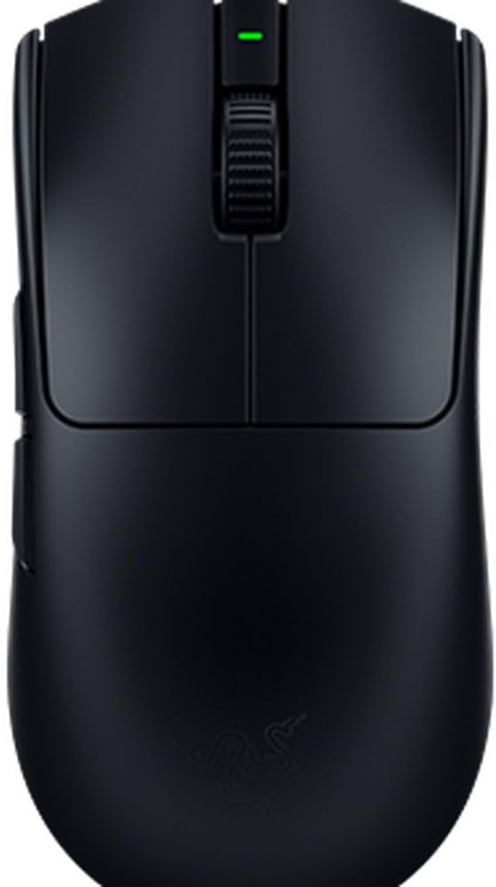 Viper V3 Pro Wireless Esports Gaming Mouse: Symmetrical, 54g Lightweight, 8K Polling, 35K DPI Optical Sensor, Gen3 Optical Switches, 8 Programmable Controls, 95 Hr Battery - Black