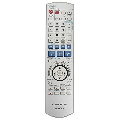 NKF EUR7659YKO Replace Remote for Panasonic DVD DMR-ES15 DMR-ES30V DMR-E35V DMR-ES10