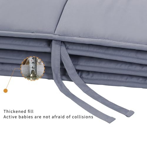 image for Generic Soft and Breathable Mesh Liner Padded Thick， 4 Pcs of Crash 