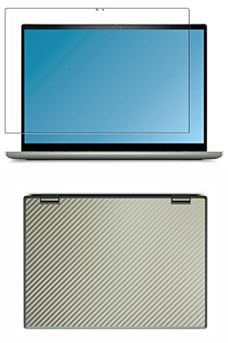 2�_�Z�b�g�y��ʁ{�V�zClearView(�N���A�r���[) Dell Inspiron 14 2-in-1 7420 / 7425 2022�N���f���Ή� �������E�R�ہE�R�E�C���X�{�X�L���V�[�� �ی� �t�B���� ���h�~ ���{�� [�S�[���h �J�[�{����]