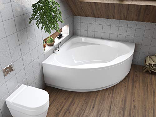 Eckbadewanne Polimat Badland Original Weiß Acryl 150×150 cm