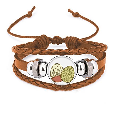 Bracelet en cuir œufs de Pâques idéal pour vos chasses aux œufs en famille