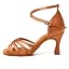 Brown-3 1/3 Inches Heel
