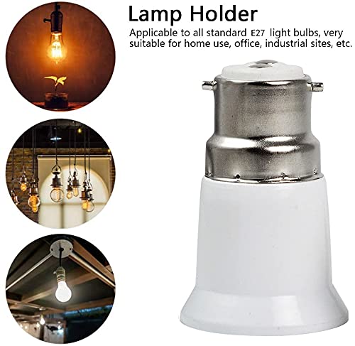 1 adattatore per lampadina a baionetta da BC B22 a ES E27