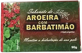 Kit com 3 Sabonete de Aroeira e Barbatimão em Barra 90g