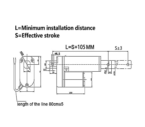 Actuador lineal eléctrico para automatizar compuertas y ventanas 5