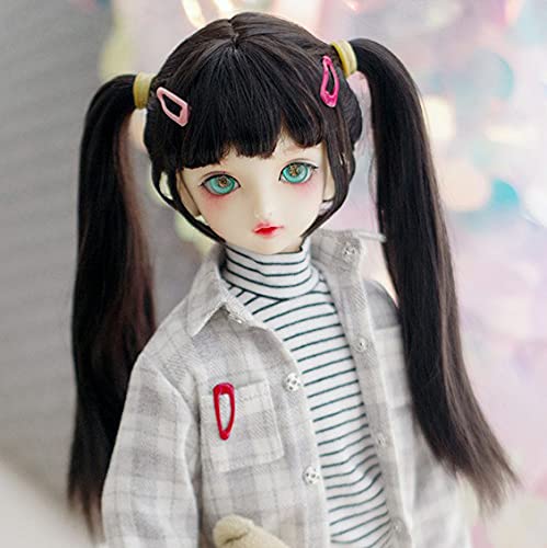 t*6様 ✨短期間☆再出品✨ ◆◇ビスクドール【ツインテールが良く似合う美少女さ 麻花辮真減齡 阿嬤變成阿姨(X