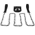 Iceberk | Sierra de Bolsillo – Sierra de cadena de...: Kit de supervivencia para senderismo, camping, excursionismo y actividades al aire libre 63 afilados dientes de sierra para cortar fácilmente cualquier tipo de madera o plástico Asas de nylon resistentes y duraderas para un agarre seguro Podrá guarda...