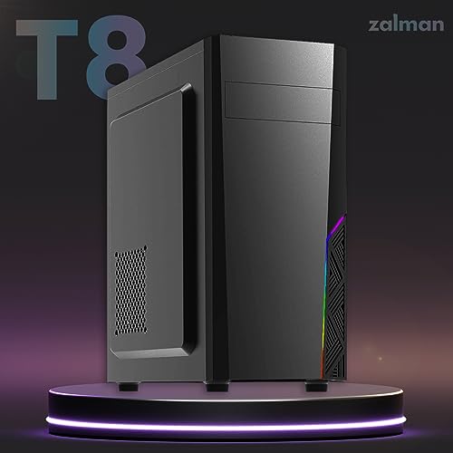 Zalman T8 ATX Mid-Tower + Fuente 600W 80 Plus Bronze miniatura 2