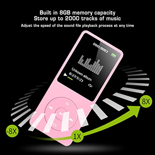MP3 MP4 Player, Portable Music Player 8GB Memory - Image 4