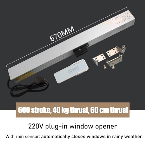 Motor eléctrico de ventana con cadena de doble capa y sensor de lluvia 3