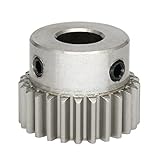 1 Piece Gear 1M-23T/24T Bore Size 6/8/10/12 Mm 304 Stainless Steel Pinion Teeth Thickness 10 Height 18 Industrial Bearings Gears(1M23T (Bore 8 mm))