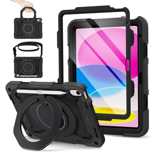 Coque iPad antichoc avec porte-crayon pour éviter chutes et rayures