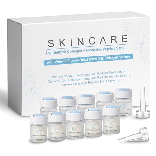 Noviqo Freeze Dried Collagen for Face, Anti-Wrinkle Freeze-Dried, Nano-Silk Collagen System, Instant Face & Eye Lift Treatment, Suitable for Skin Care