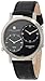 Charles-Hubert, Paris Men's 3549 "Premium Collection" Stainless Steel Dual-Time Watch with Black Leather Band