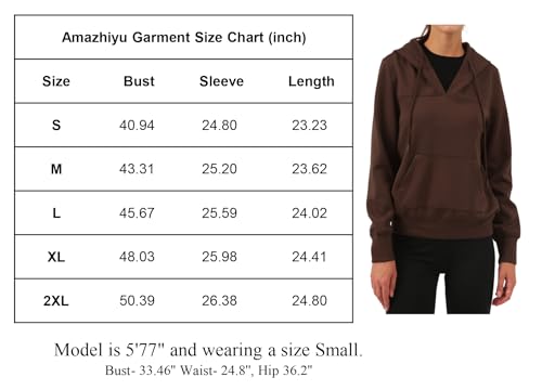 Pull à capuche col en V confortable pour masquer les imperfections et rester stylée
