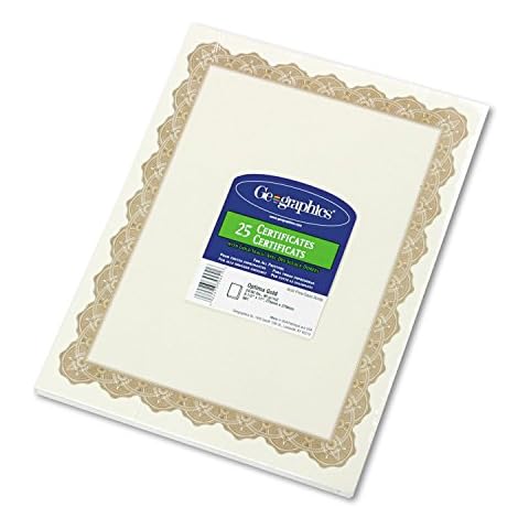 Geographics GEO39451 - Parchment Paper Certificates Cover