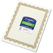 Geographics GEO39451 - Parchment Paper Certificates