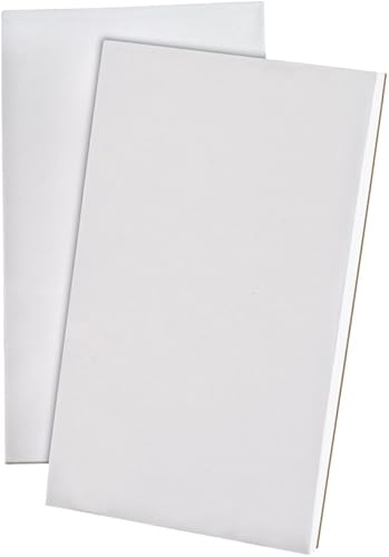 Ampad Almohadilla para rascar, tamaño 3 x 5, papel blanco, sin reglas, 100 hojas por bloc (21-430), paquete de 12