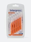 Interprox Spazzolino interdentale Super Micro Plus, 0,9 mm, arancione, confezione da 6