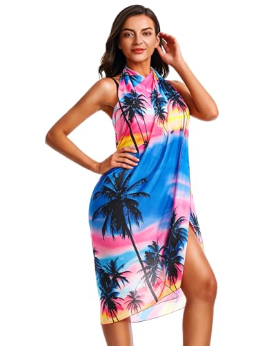 Image of CHICGAL Sarong Wraps Swimsuit Coverup for Women Bathing Suit Cover Up Summer Bikini Beach Swimwear 2026