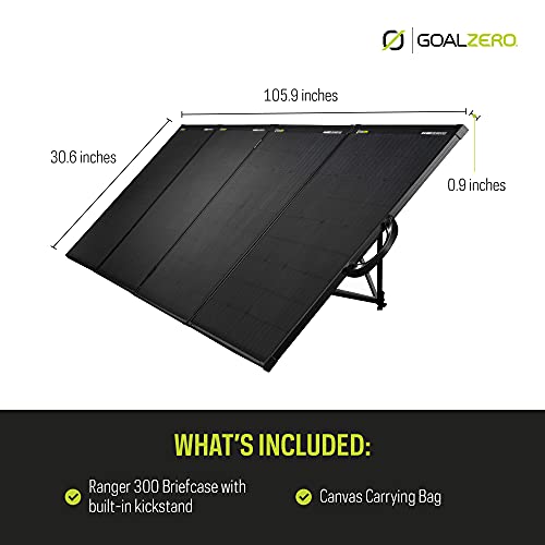 Goal Zero Ranger 300 Briefcase Solar Panels, Portable 300-Watt Solar Panels, Flexible Solar Panels for Outdoor Charging Station - Image 5