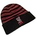 Liverpool FC male Charcoal Striped Knitted Turn Up Hat - Authentic EPL Brand