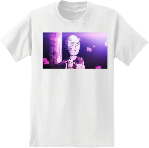 One Punch Man Anime Saitama OK - Camiseta de manga corta para hombre y mujer