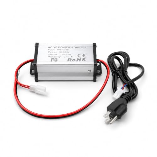 12V 25A AC/DC Power Supply for Diesel Air Heaters (2-8KW)