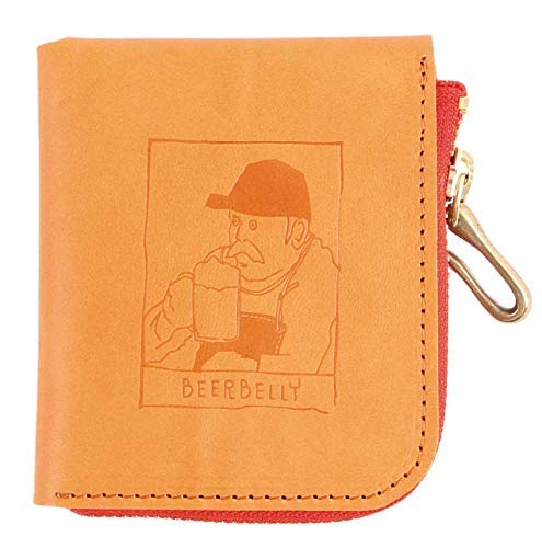 [BEERBELLY] ���z ��܂���z �r�A�x���[ SMALL ROUND WALLET ���z �{�v �r�A�x���[ �������� �R���p�N�g �����Y �v���[���g �I�����W