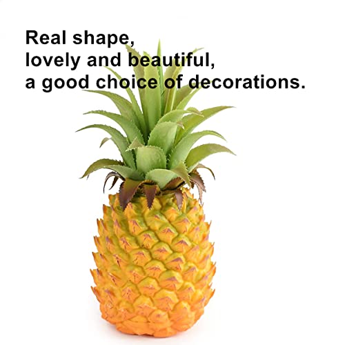 Beetoo Artificial Pineapple, Fake Pineapple, Realistic Artificial Pineapple For Summer Home Cabinet Table Party Kitchen Decor Realistic Photography Prop #TOP2