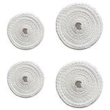 PATKAW Elastisches Fleischnetz 4 Stück Baumwollfaden Netzrolle zum Verpacken und...