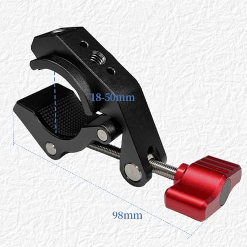 Pince universelle multifonctionnelle avec trou de vis 1/4 pour trepied