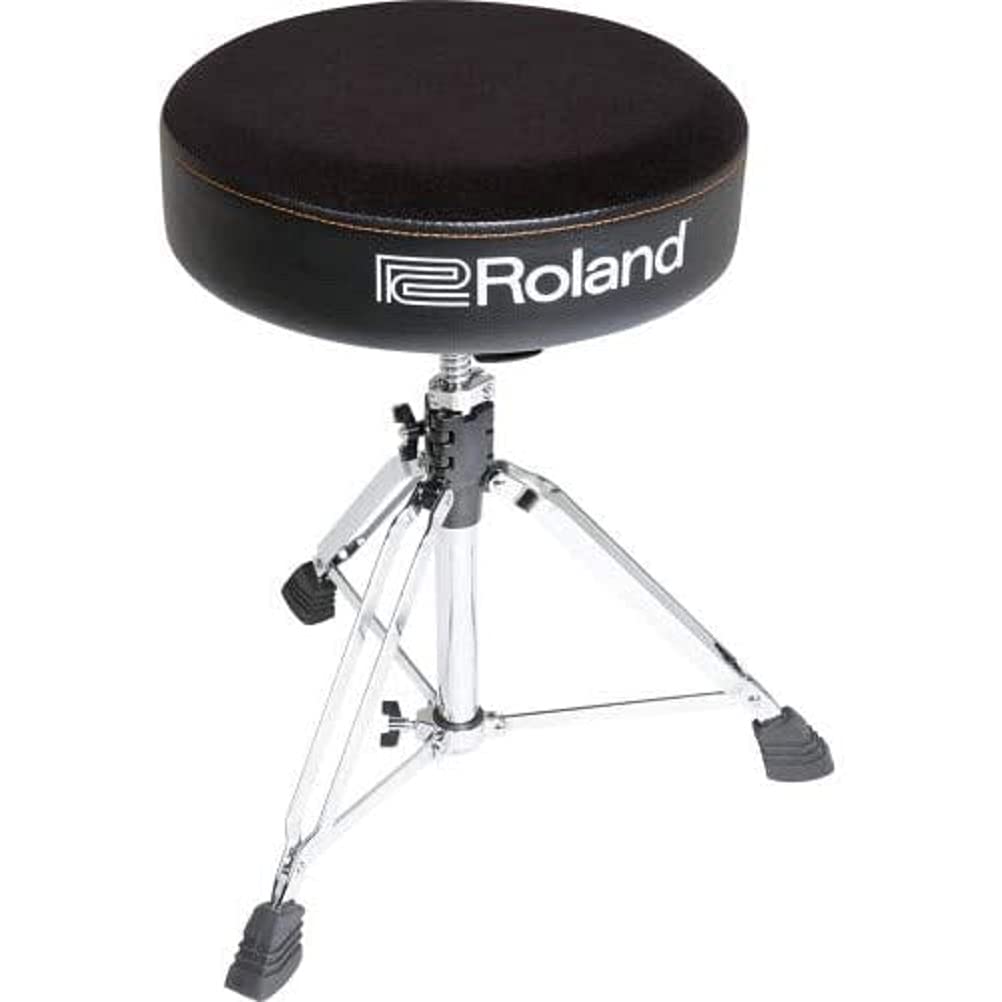 Tabouret de batterie RDT-R Roland, un tabouret à assise ronde, matériaux haute résistance, collier d'ajustement de hauteur