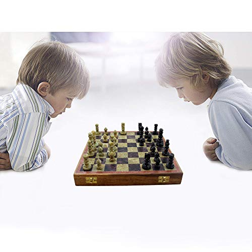 Royaltyroute Strategy Board Games For Adults Unique Chess Sets And Board 10 Inches X 10 Inches - Christmas Gifts For Boys, Girls Kids & Children #TOP5