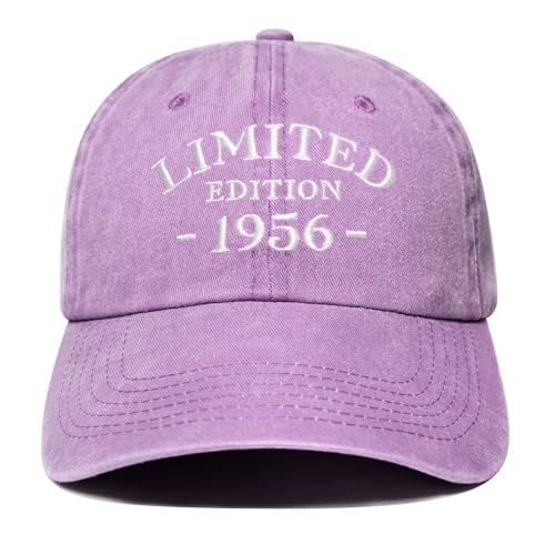 70th Birthday Gifts for Men Women, 70 Year Old Gifts Ideas, Washed Cotton Embroidered Baseball Cap Adjustable