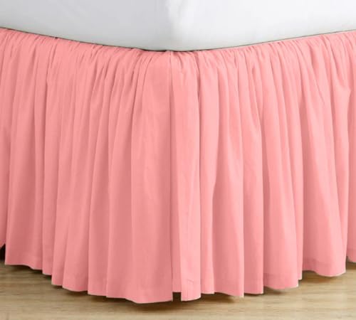 Falda de cama de lino negro Queen de 60x80 pulgadas para canapé 7