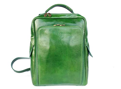Sac à dos en cuir véritable Palermo XL fabriqué en Italie pour un style élégant au quotidien