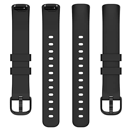 Image of honecumi Floral Pattern Bands Compatible with Fitbit Alta /Alta hr Wristband Accessory-Exchange Watch Band for Men&Women Colorful Stripe Printing Straps