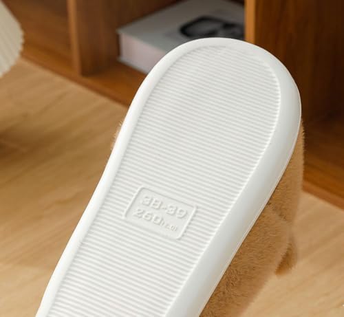 Fuzzy Capybara Plush Slippers for Women Cute Animal Slippers Capybara Gift4