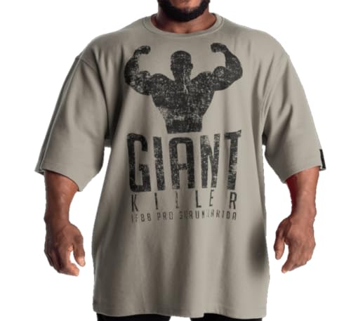 GASP Giant Killer Iron Tee Oversized T-Shirt Washed Green 220913664 (as3, Alpha, m, Plus, Tall)