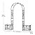 DWVO Metal Garden Arbor with Planter Boxes, 86" H Outdoor Lawn Arch for Climbing Plants, Roses, Vines, Wedding Archway Party Decor for Lawn, Patio, Backyard