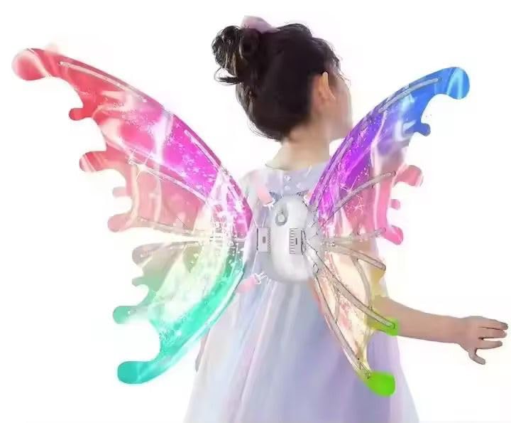 Electric Wings with LED Light & Music, Moving Wings Dress-Up Cosplay for Boys Girls Christmas Birthday Gifts…